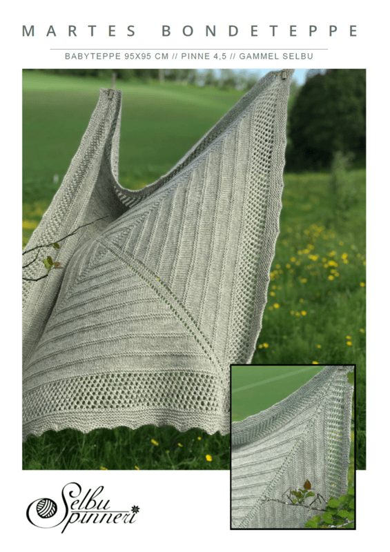 Strikkepakke -Martes bondeteppe