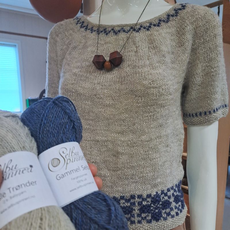 Strikkepakke - Azulejos t-skjorte