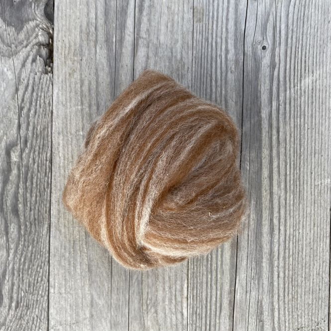 Hovedbilde Kardebånd Alpakka - Lys brun