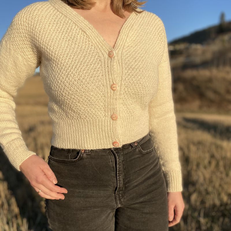 Strikkepakke - Ellas jakke ekstra myk