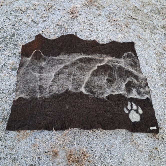 Hovedbilde Hundeteppe stort mørkt