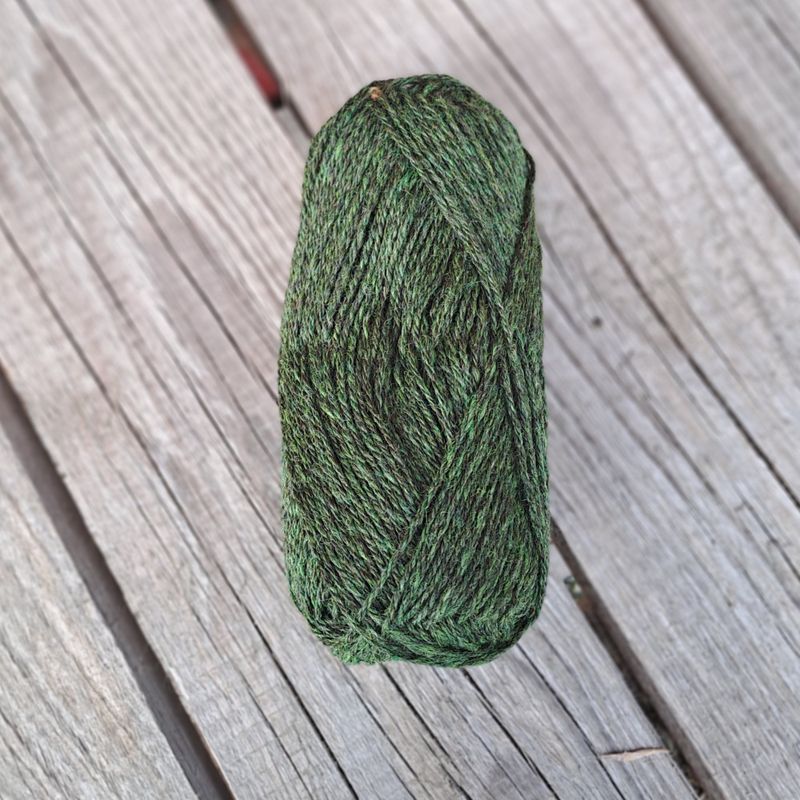 Strikkepakke- Enkel hals-Fargespunnet