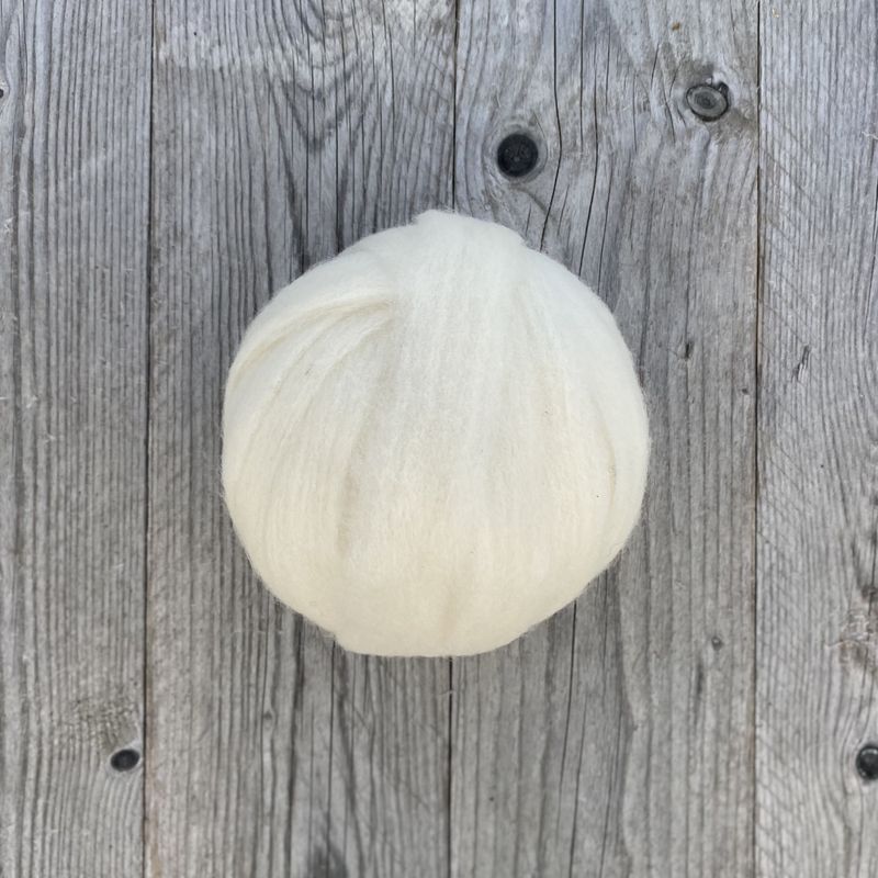 Kardebånd Norsk kvit sau - Hvit 